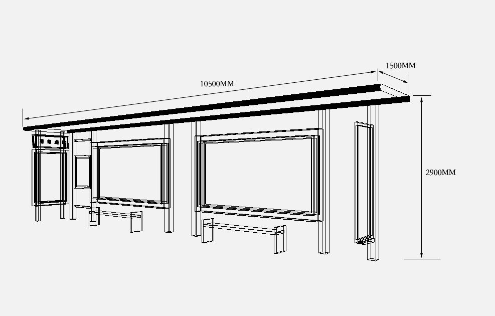 宿遷公交站牌候車亭廠家