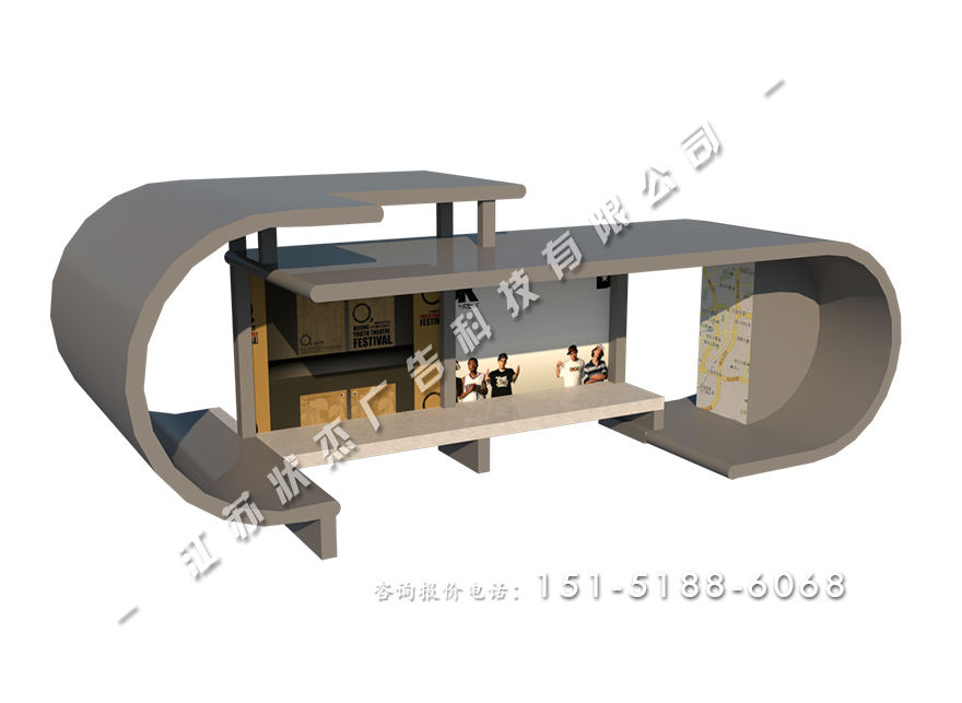 公交候車亭價格HCT-XD-1115