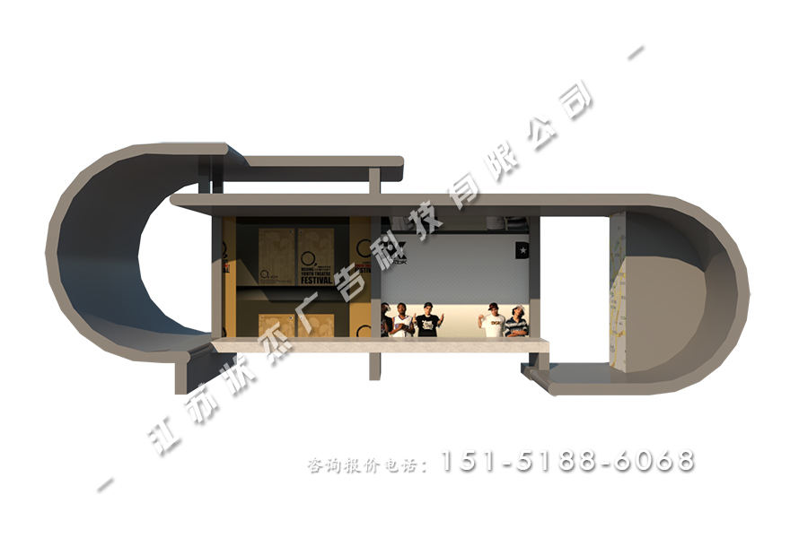 公交候車亭價格HCT-XD-1115